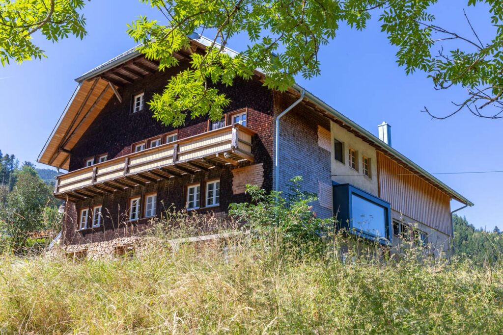 Holzfachwerk Walmdach