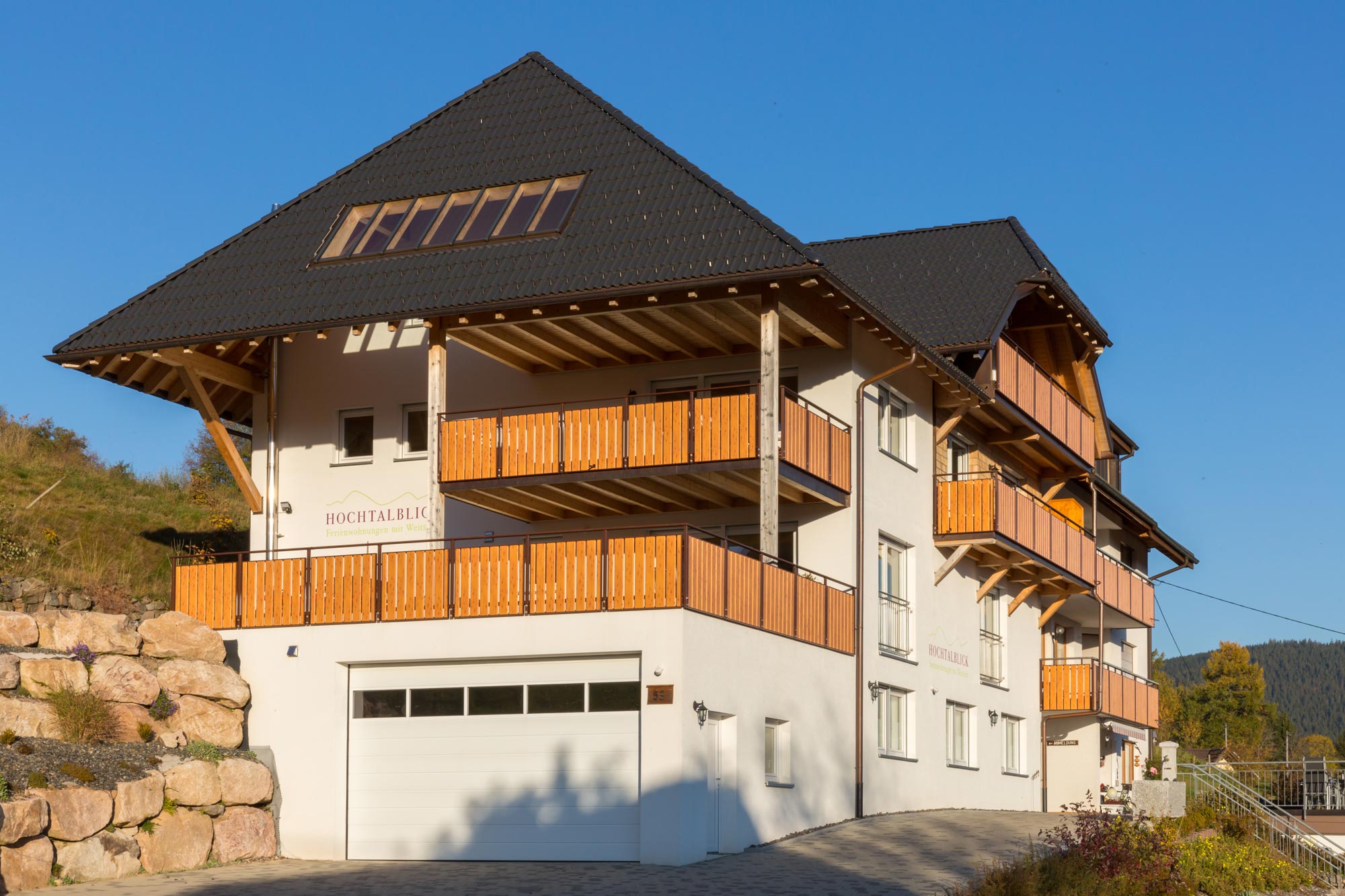 Walmdach Querbau