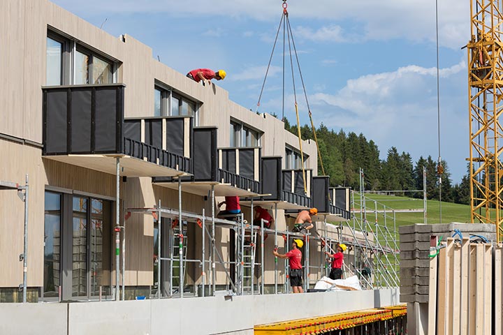 Mehrfamilienhaus Holz