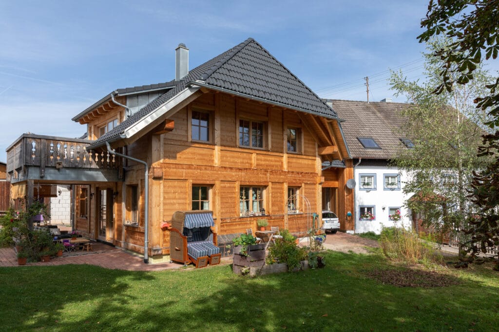 Erweiterung Holzbauweise - Einfamilienhaus Außen