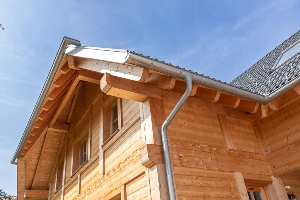 Erweiterung Holzbauweise - Einfamilienhaus Außen