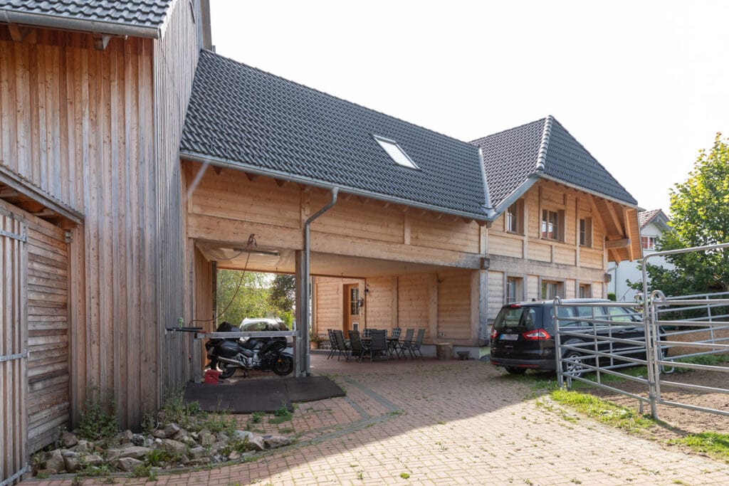 Erweiterung Holzbauweise - Einfamilienhaus Außen