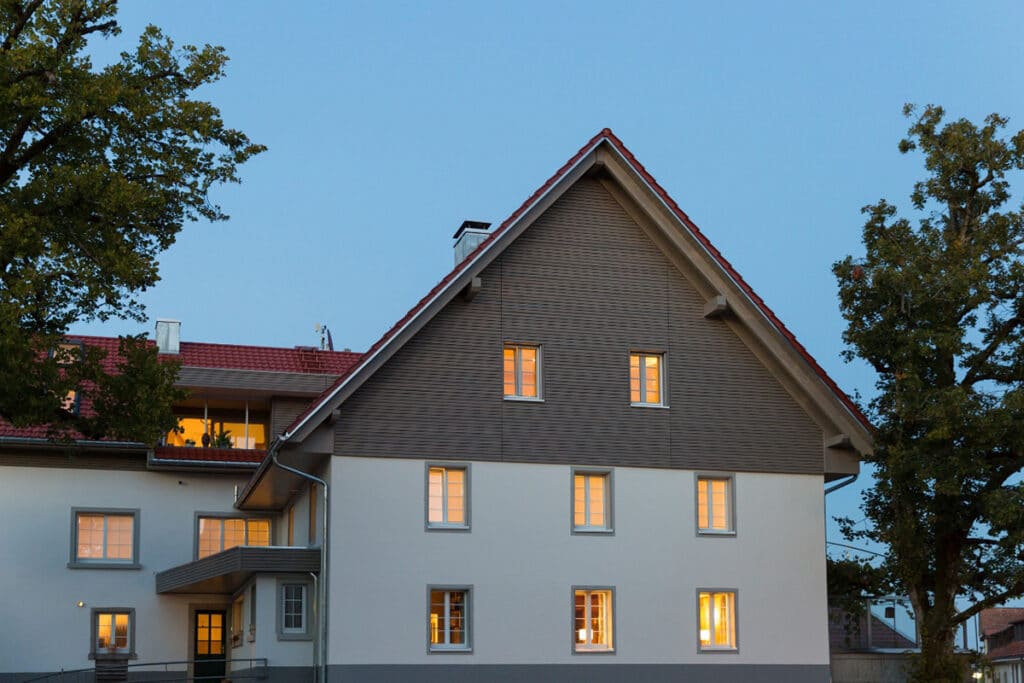 Gasthaus Erweiterung Holzbauweise - Außen