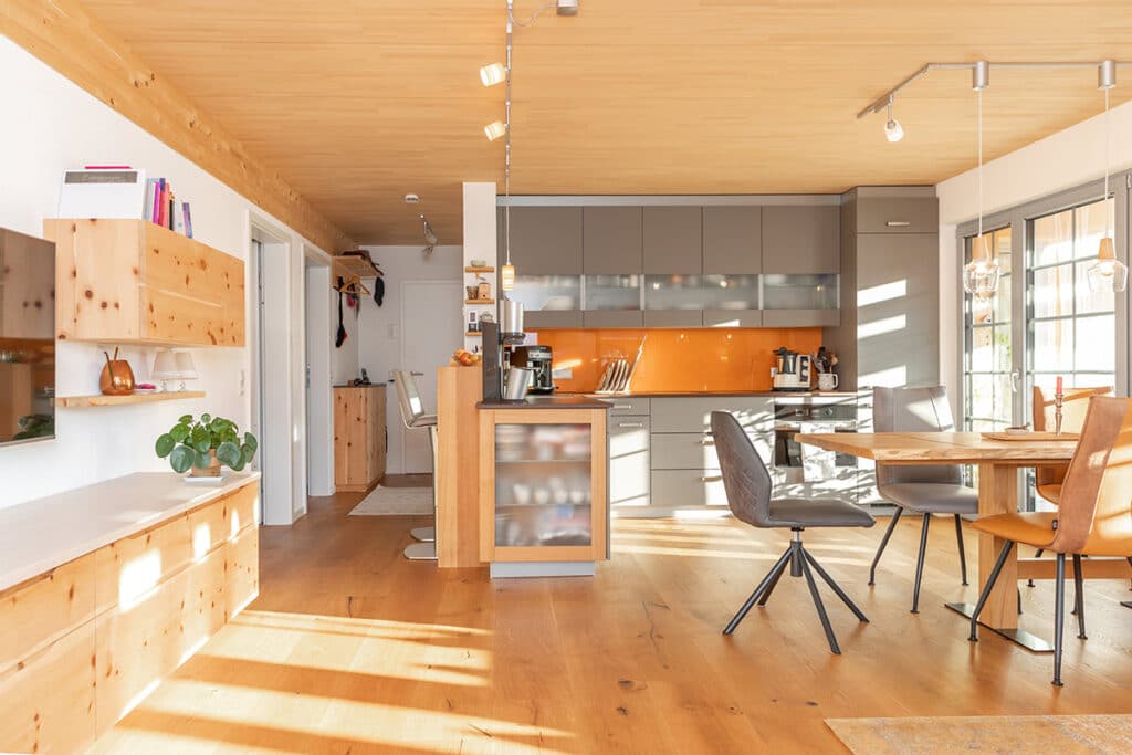 Mehrgeschossiges Holzhaus Dorf - Einblicke