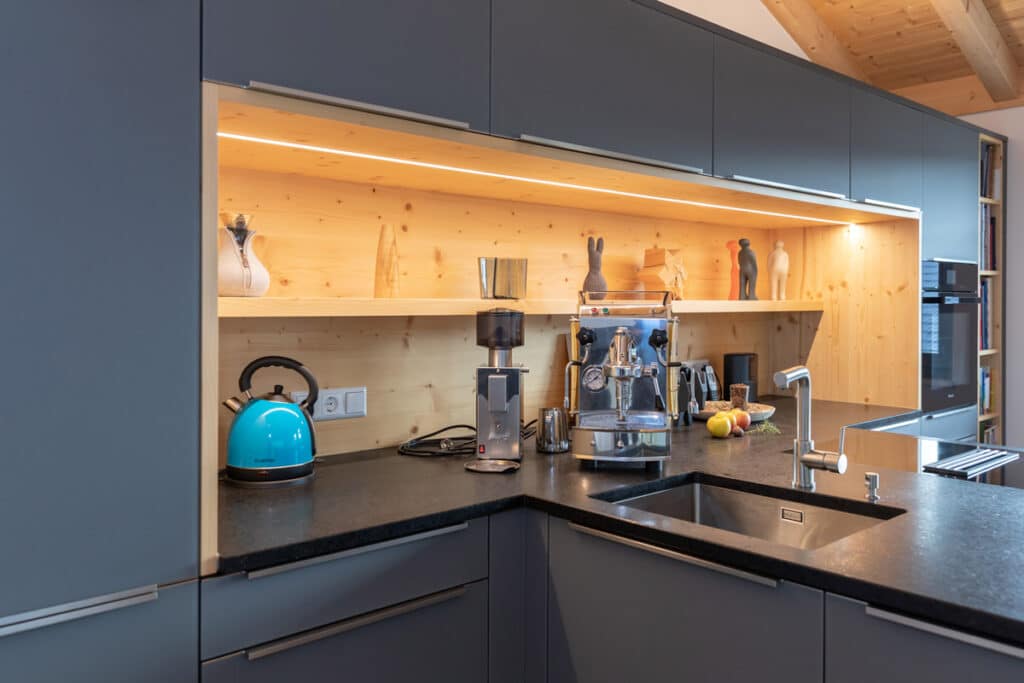 Systemküche Holz - Schreinerei
